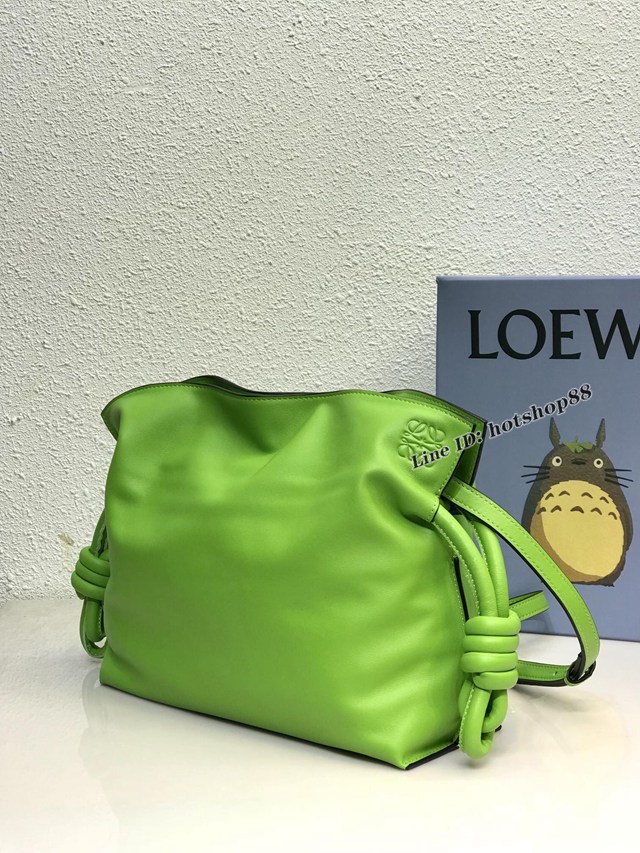 Loewe專櫃2022新款小牛皮肩背女包 羅意威Flamenco clutch系列升級版福袋大號 10856 lyw1148